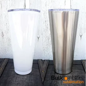 32 oz Tapered Slim SUBLIMATION Stainless Steel Blank Insulated Tumlbler