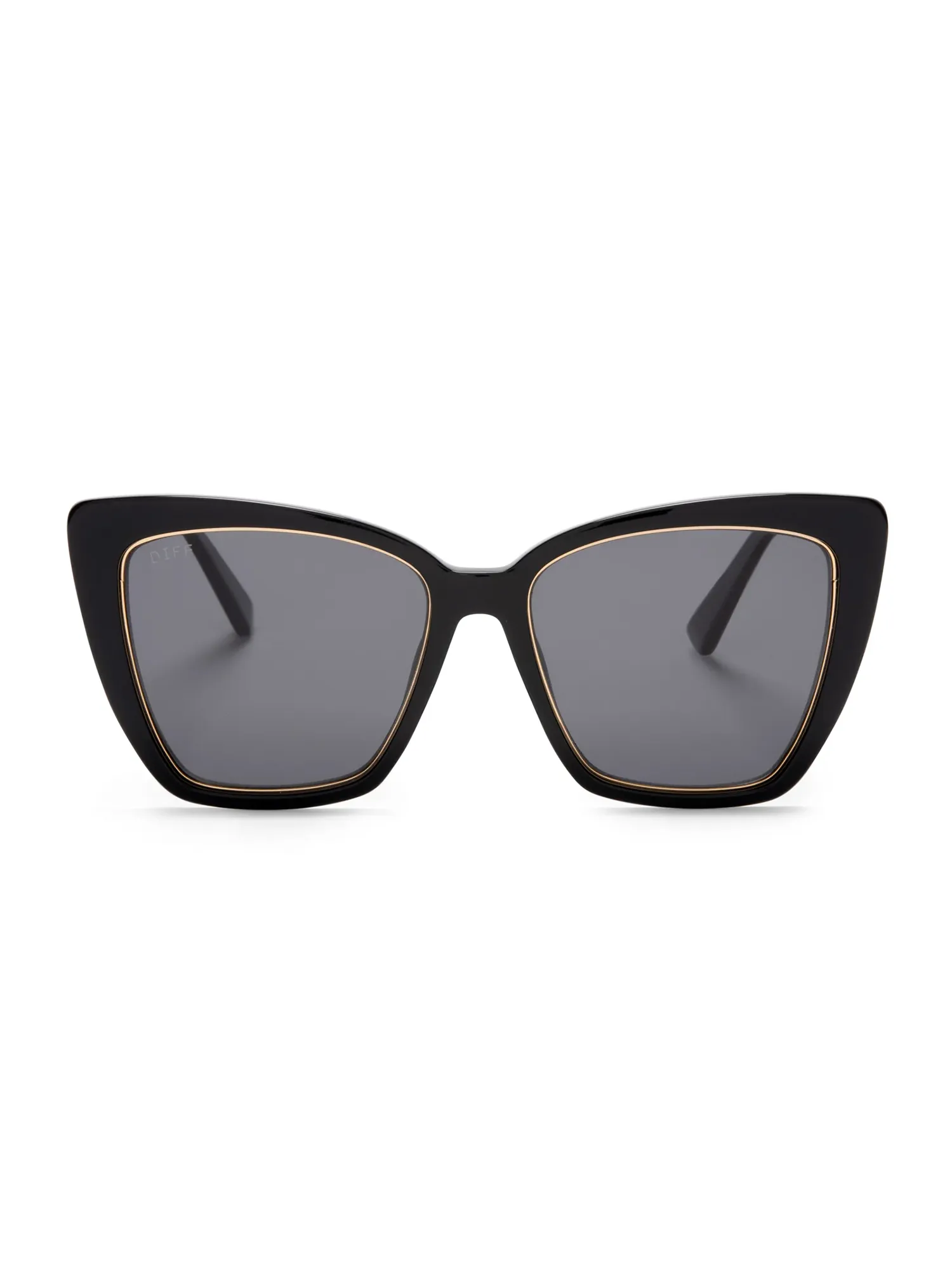 Becky IV Sunnies in Black Grey Polarized