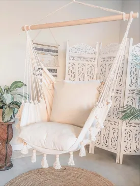 Boho Hammock Chair With Tassels | LOLITA