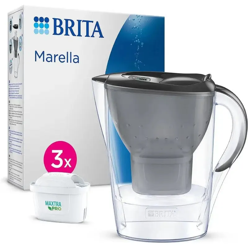 Brita Marella Water Filter Jug   3 Maxtra  Filters - 2.4 Litres