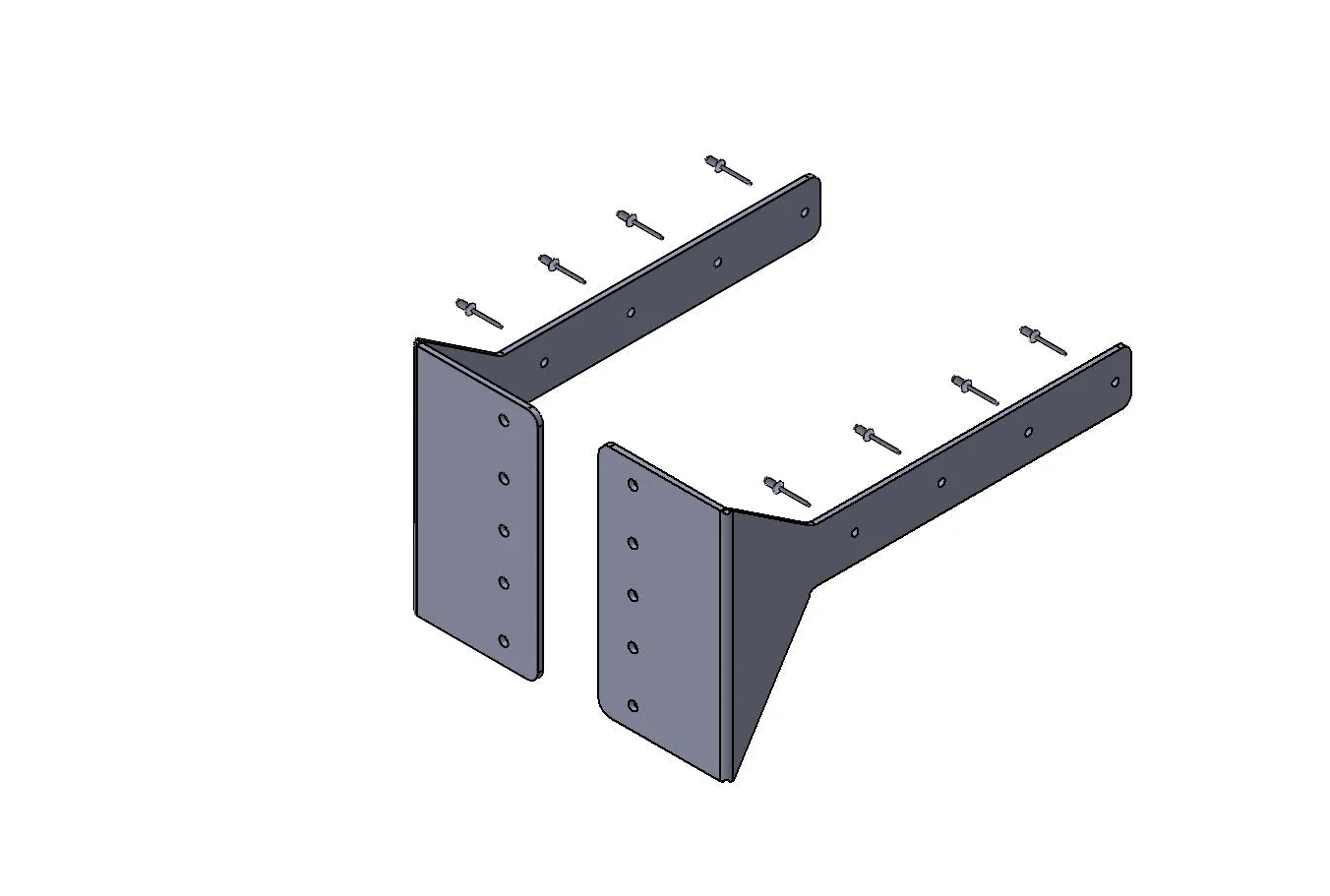 Bundutop Mounting Kit for Big Country 4x4 Ostrich Wing Awning