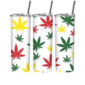 Cannabis sublimation tumbler wrap for weed smokers to make D.I.Y. do it yourself sublimation wraps for 20 oz. tumblers