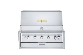 Crown Verity IBI36LP-LT 36" INFINITE SERIES BUILT IN GRILL WITH BARBECUE COVER AND LIGHT PACKAGE, LP