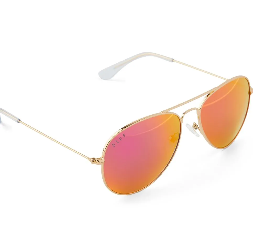 DIFF Charitable Eyewear Cruz Aviator - Non-Polarized Sunglasses