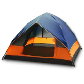 Double Layer Pop Up Camping Tent Up to 4 Person Outdoor Waterproof Shelter