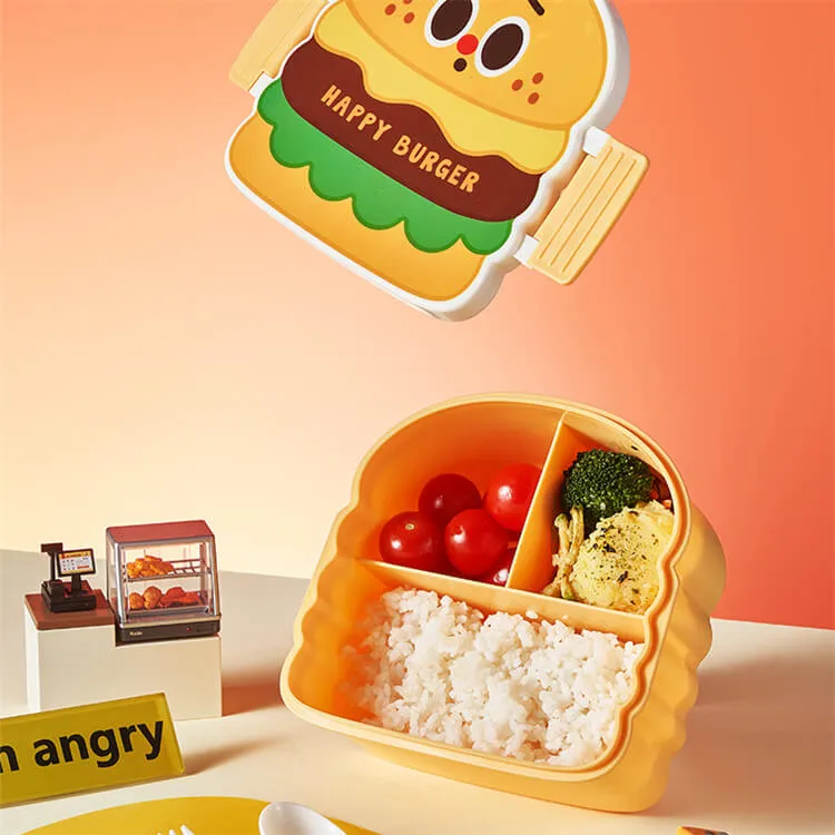 Food Shaped Lunch Box | Happy Hamburger