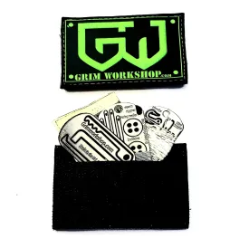 Grim Green Morale Patch with Hidden Pocket