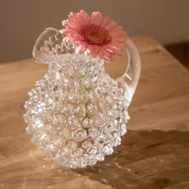 Hobnail Jug - 1L Round - Clear