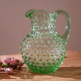 Hobnail Jug - 1L Round- Light Green