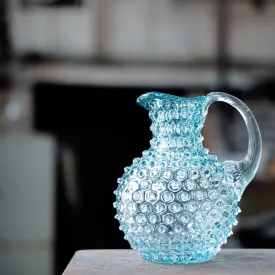 Hobnail Jug - 2L Round - Underlay Aquamarine