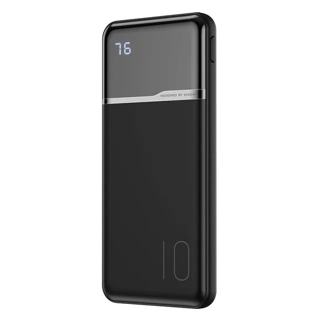 KUULAA Power Bank 10000mAh Portable Charging PowerBank 10000 mAh USB PoverBank External Battery Charger For Xiaomi Mi 9 8 iPhone