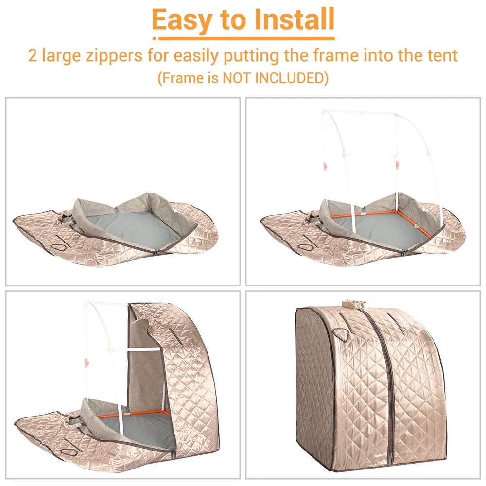 Compact Thermal Cover for Personal Portable Sauna