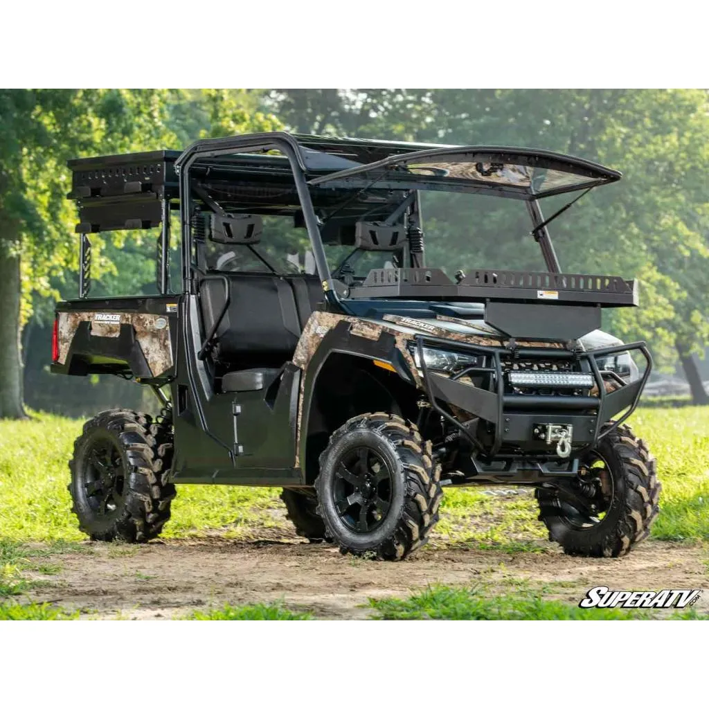 SuperATV Tracker 800SX Scratch-Resistant Flip Windshield