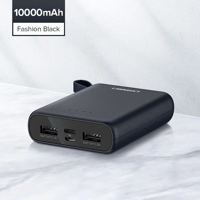 Ugreen Power Bank for Xiaomi Mini Pover Bank 10000mAh Portable External Phone Battery Charger for iPhone X Huawei P20 PoverBank