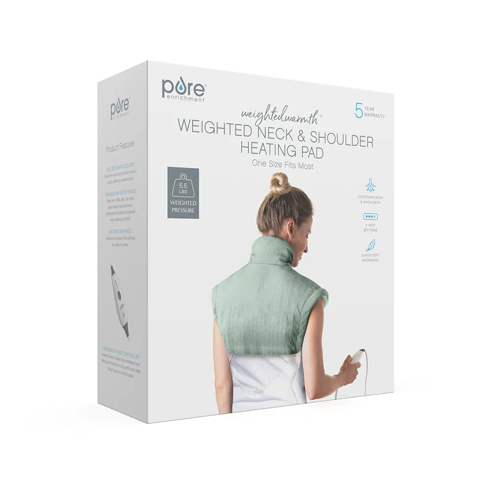 WeightedWarmth™ Weighted Neck and Shoulder Heating Pad