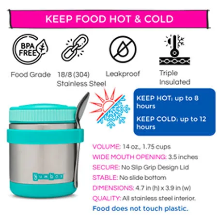 Yumbox Zuppa Insulated Food Jar w/ Spoon (420ml)